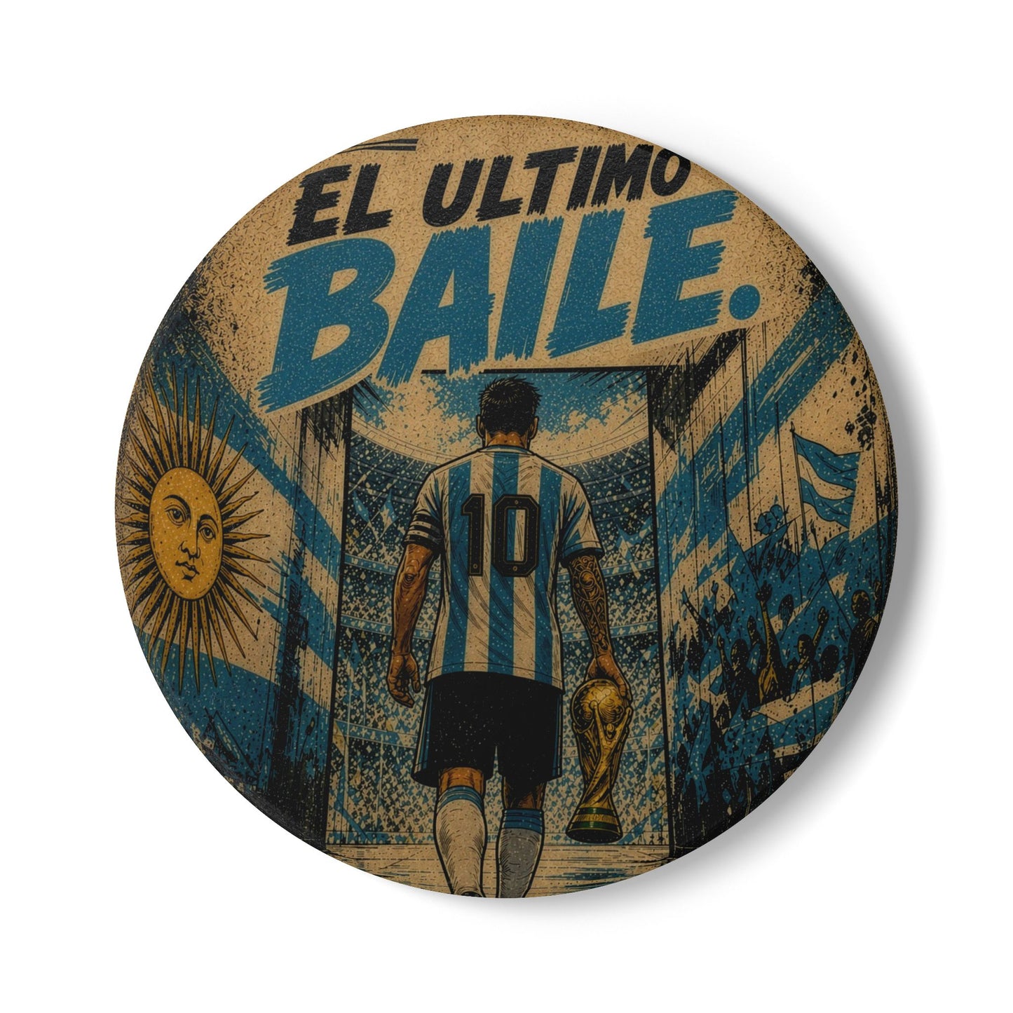Argentina World Cup Ceramic Drinks Coaster