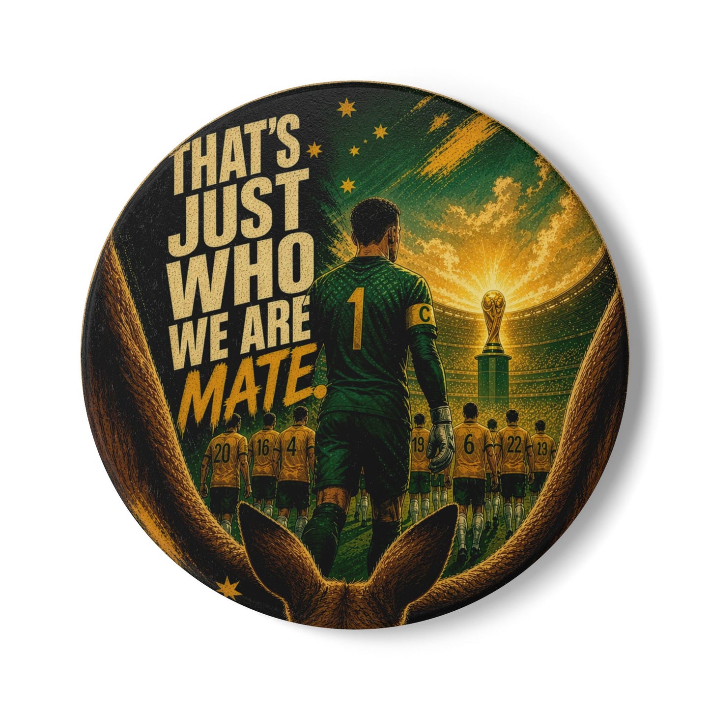 Australia World Cup Ceramic Drinks Coaster