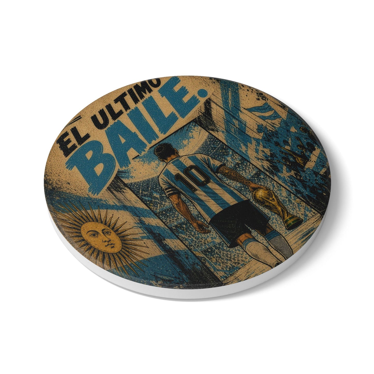 Argentina World Cup Ceramic Drinks Coaster